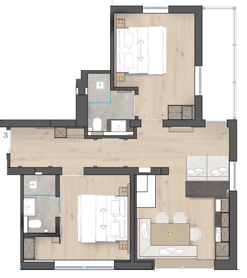Apart Bergli Galtuer Exterior photo